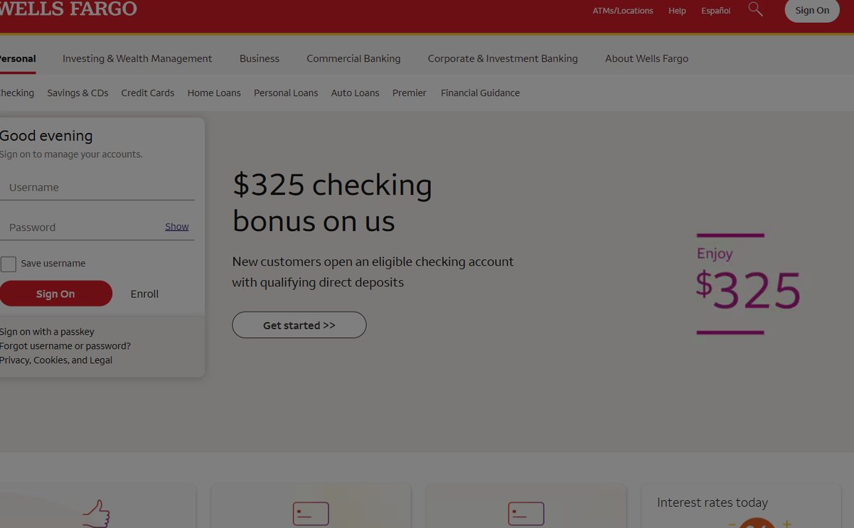 Wells Fargo – wellsfargo.com